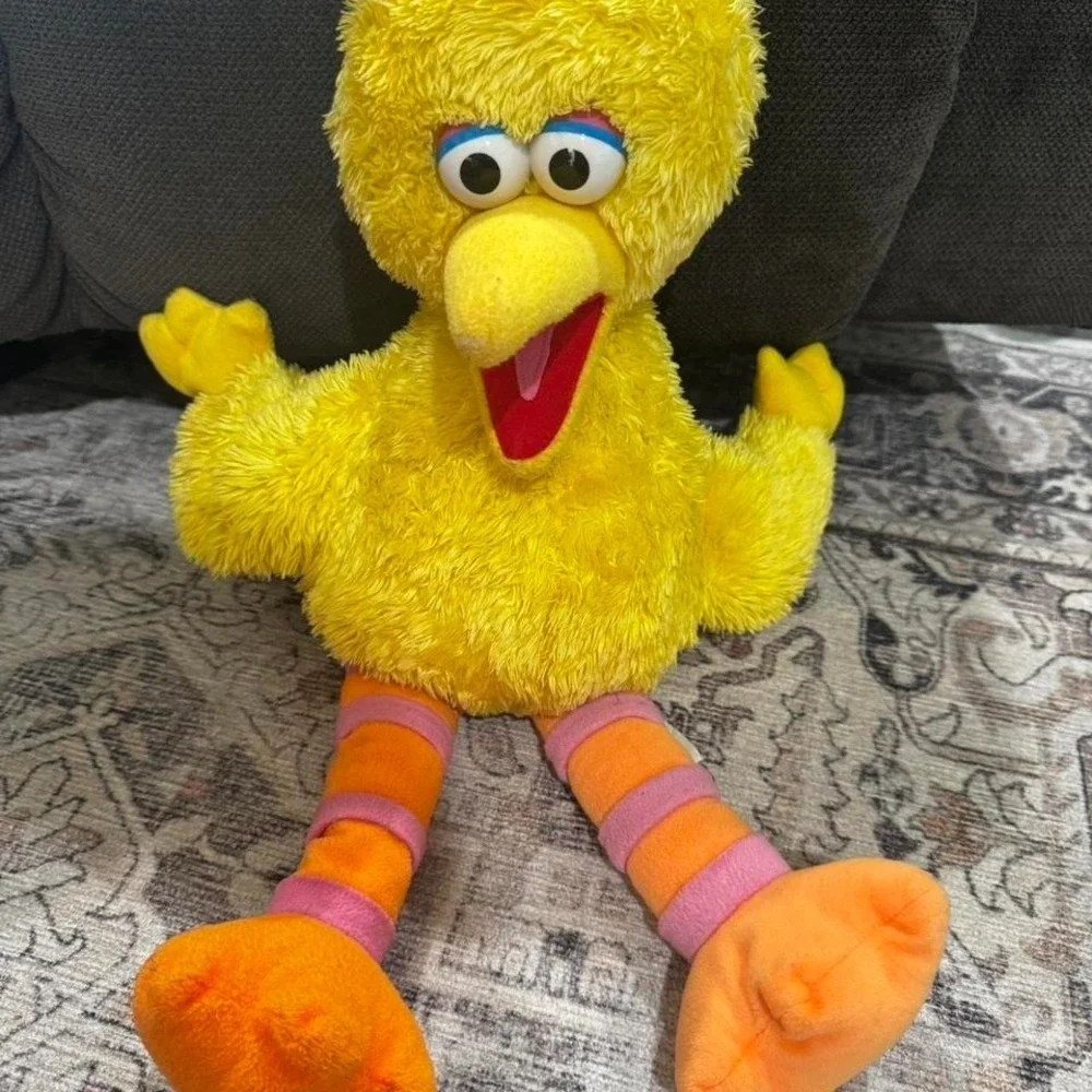 vintage Sesame Street Big Bird plush toy toys Build a bear big bird